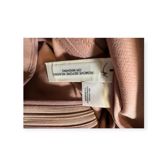 Ann Taylor Loft Women’s Pencil Skirt Size‎ 6 Peach Zip Straight Knee Length 418 - Picture 7 of 7